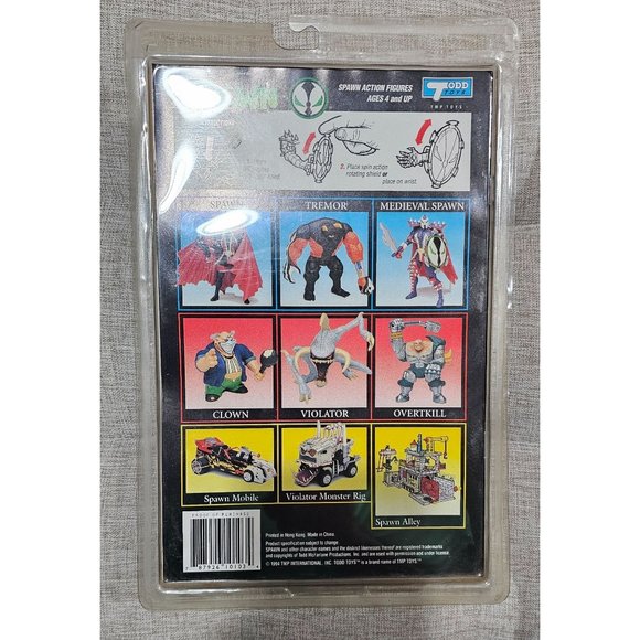 New‎ 1994 Medieval Spawn Poseable Action Figure w/ Special Edition Comic Book - Picture 2 of 2